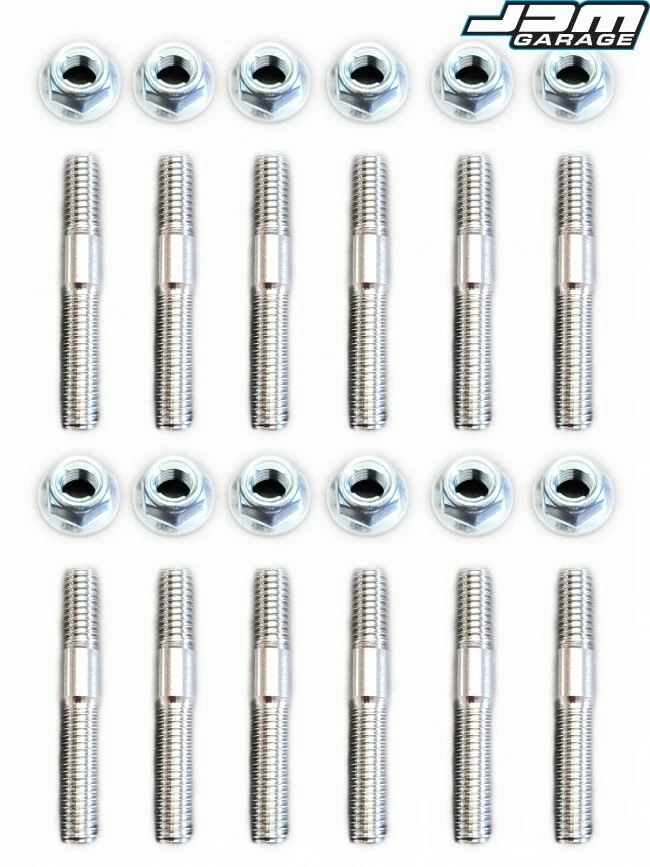 Kit de pernos y tuercas colectores JDMGarageUK Ex aptos para Nissan Skyline R34 GTR RB26DETT Foto 1 de 1