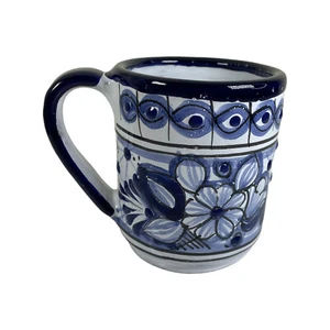 Handmade Mexican Talavera Pottery Ceramic Mug - 12oz - Picture 1 of 4