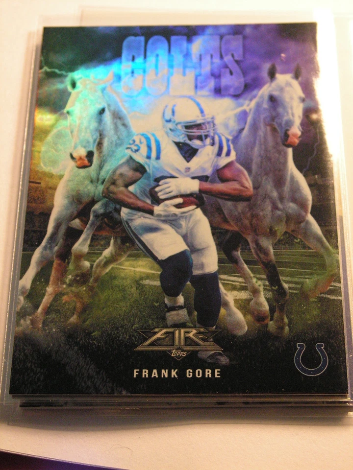 Frank Gore 2015 Topps Fire Colts Insert Card NFL ITW-FG - Image 1 of 1