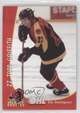 2002-03 Belleville Bulls Team Issue Todd Griffith #22