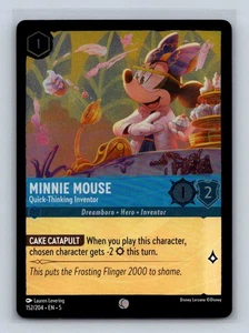Minnie Mouse - Quick-Thinking Inventor Common Shimmering Skies 152/204 Disney Lo - Picture 1 of 2