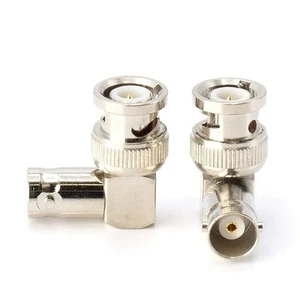 Right Angle BNC Connector - BNC Male to Female Elbow Adapter - 4 PCS - Picture 1 of 9