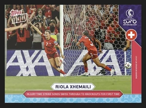 2025 Topps Now Euro 2025 Frauen ⭐ Riola Xhemaili ⭐ Schweiz ☄️ Nr. 14 (Vorverkauf) - Bild 1 von 2