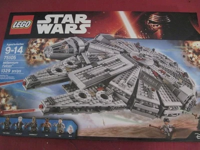 LEGO Star Wars: Halcón Milenario (75105), Nuevo sin abrir en caja, 1329 piezas Foto 1 de 4
