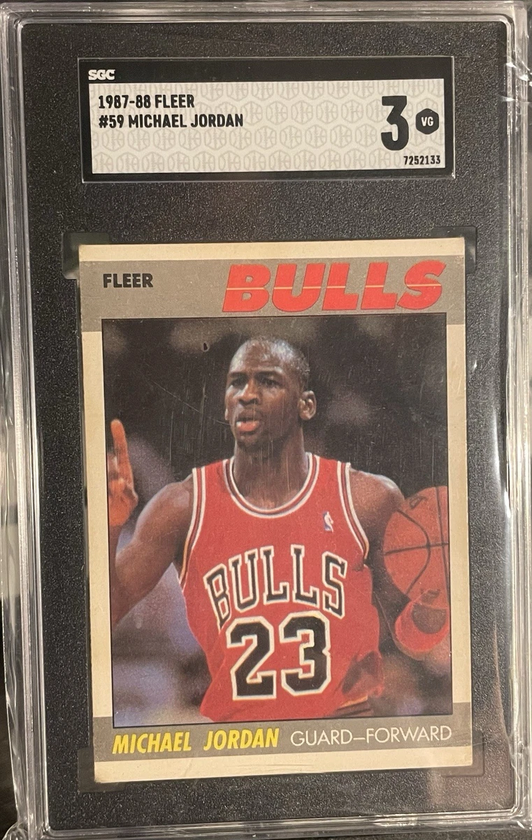 Michael Jordan Basketball 1987-88 Season Sports Trading Card