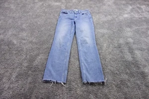 Paige Jeans Damen 26 blau Cindy gerades Bein ausgefranster Saum Musik distressed Denim - Bild 1 von 10