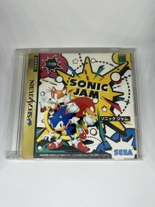 Sega Saturn Sonic Jam Action Game 1997 Tested Good Condition - Picture 1 of 8