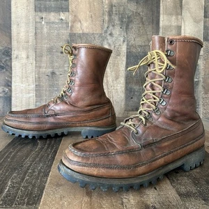 WC Russell Vintage Mocassino Mocassino Mocassino Stivali da Lavoro Isolati Uomo 14 D - Foto 1 di 12