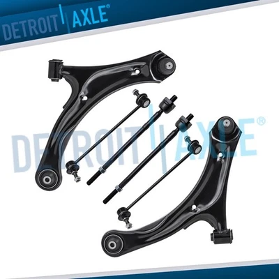 Kit de barra estabilizadora de rótula de brazos de control inferiores delanteros de 6 piezas para Suzuki Aerio 2004-2007 Foto 1 de 4