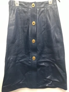 Coach Leather Skirt Size 00 - Picture 1 of 7
