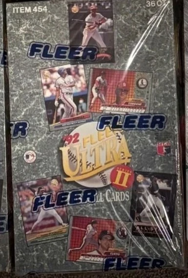 Fleer Ultra Series 2 1992 caja de pasatiempos de béisbol sellada de fábrica 36 paquetes Foto 1 de 1