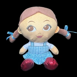 Dorothy Wizard of Oz Plush Red Shoes Sitting 8” - Picture 1 of 7