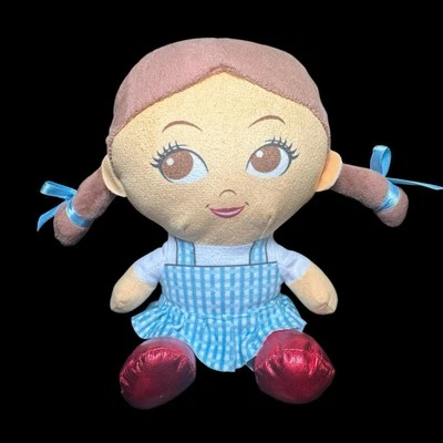 Dorothy Wizard of Oz Plush Red Shoes Sitting 8” - Image 1 of 4