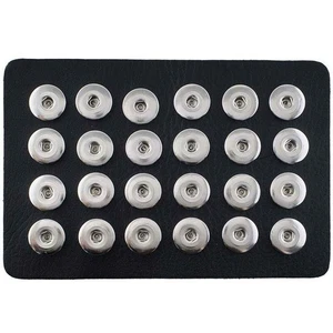 Snap Jewelry 24 Snap Holder Display Fits 18MM 20MM Ginger Charm Buttons - Picture 1 of 10