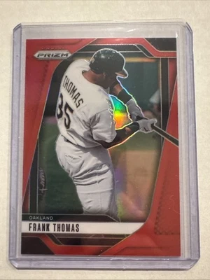 2025 Panini Prizm - Frank Thomas, Frank Thomas #218 Red Prizm /299 - Image 1 of 2