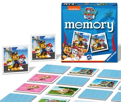 Ravensburger Paw Patrol Mini Memory Game - Matching Picture Snap Pairs Game For  - Image 1 of 4