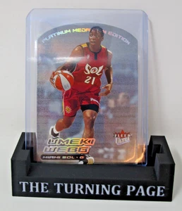 Umeki Webb 2000 Ultra WNBA #92P Edizione Medaglione Platino 30/50 Miami Sol - Foto 1 di 3