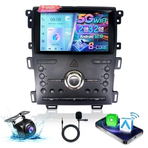 Radio estéreo para automóvil para Ford Edge 2010-2015 Android 13 Apple Carplay GPS navegación WiFi - Imagen 1 de 10