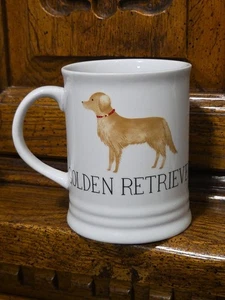 Golden Retriever Best Dog Coffee Mug  Porcelain Cup Artist Julianna Swaney    - Picture 1 of 5