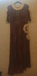 Vintage Kleid verziert Cold Shoulder - Bild 1 von 8