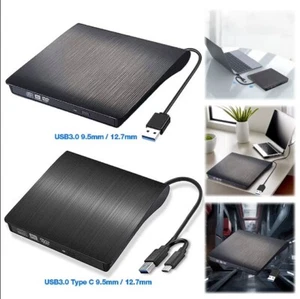 Reproductor DVD USB 3.0 + Type-C Slim DVD External SATA To USB CD ROM SSD Laptop - Picture 1 of 7