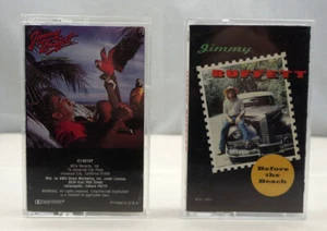 Jimmy Buffett Before The Beach/Greatest Hits Parrot Head Vintage Cassette Tapes - Picture 1 of 3