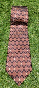 Jos A Bank Signature Collection 100% Silk Tie Made In Italy Brown Black Gold - Bild 1 von 19
