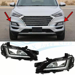 2X luces antiniebla de parachoques delantero luces de circulación diurna para Hyundai Tucson q 2019-2020 - Imagen 1 de 6
