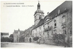 LUXEUIL-LES-BAINS 71 Kirche und Pfarrhaus belebte Postkarte unzirkuliert um 1910 - Bild 1 von 2