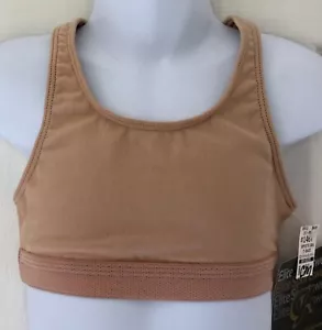 GK Sports Bra T-Back CHILD LARGE Cotton/Spandex Nude Style #1467 CL NWT! - Picture 1 of 6