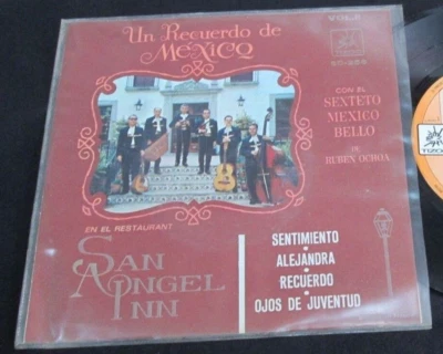SEXTETO MEXICO BELLO DE RUBEN OCHOA -UN RECUERDO DE MEXICO- MEXICAN 7" EP PS - Image 1 of 4