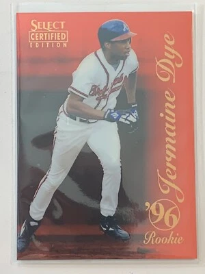 1996 Select Certified RED Jermaine Dye Atlanta Braves #107 - Image 1 of 2