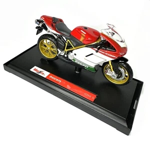 Maisto 1:18 Scale Model Diecast Ducati 1098S Motorcycle - Collectible Toy Bike - Picture 1 of 6
