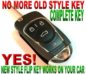 STYLISH FLIP KEY REMOTE FOR 2001 2002 2003 2004 2005 HONDA JAZZ FIT CHIP FOB 4R - Picture 1 of 4