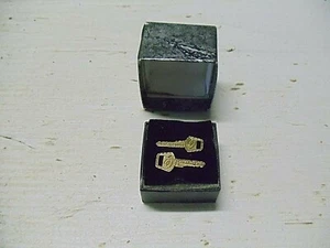Alte Vintage 1960 Dodge Key Club Manschettenknöpfe 18kt Gold Mopar Chrysler Fahrzeuge - Bild 1 von 4