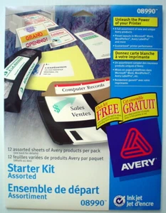 Avery Starter 2001 kit surtido, chorro de tinta **** kit de inicio Avery surtido tinta - Imagen 1 de 9