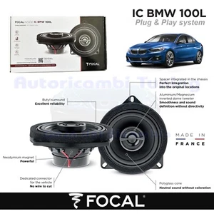 Casse Altoparlanti Coassiali post FOCAL plug e play IC BMW 100L BMW serie 1 F52 - Imagen 1 de 8