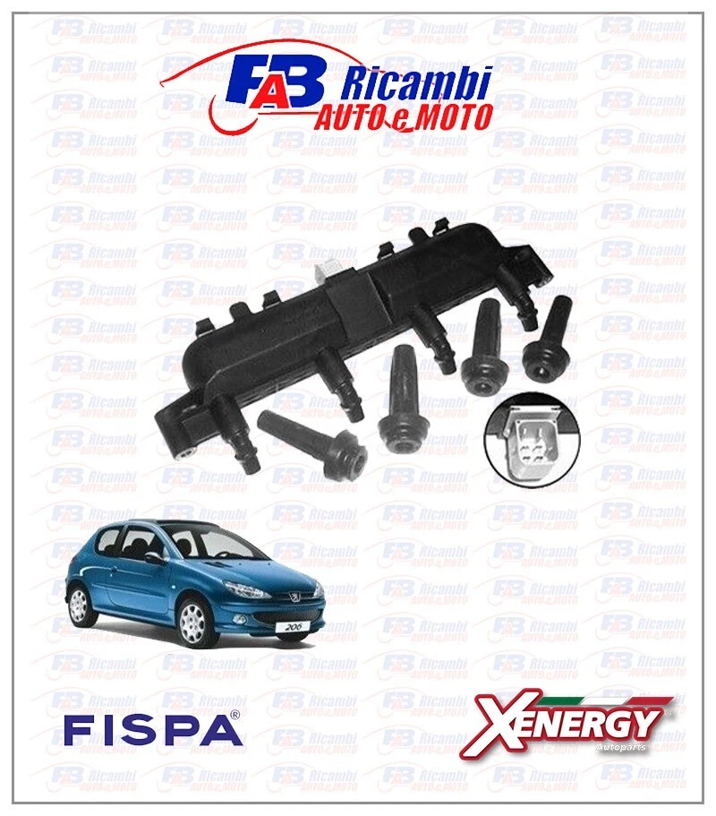 BOBINA ACCENSIONE PEUGEOT 206 / 206+ 1.1 i / 1.4 i HFX HFZ KFW KFX KFV - Immagine 1 di 1