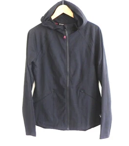 Spyder Active Hoodie Jacke schwarz lang/Daumenlochärmel durchgehender Reißverschluss Taschen Gr. L - Bild 1 von 10