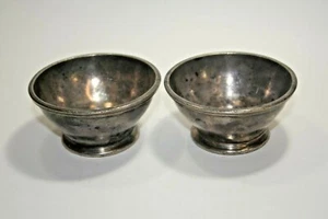 Davison-Paxon silbergelötetes Paar Fingerschalen International Silber 5002 Schüssel - Bild 1 von 12
