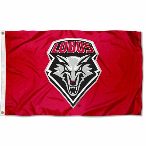 University of New Mexico Lobos Flag UNM Large 3x5 Cover