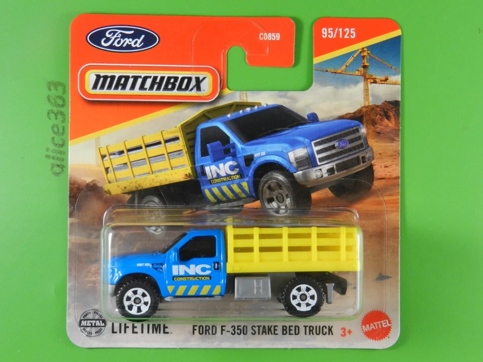 Matchbox 2025 - Ford F-350 Stake Bed Camion - 95 - Nuovo IN Conf. Orig. - Immagine 1 di 1