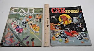 Auto Toons Dezember 1966 & August 1964 Peterson Magazin Hot Rod Drag Cartoons - Bild 1 von 10