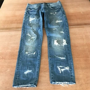 Purple Brand Straight Leg Men 30x25 Blue Mid Rise Distressed Button Fly Grunge - Picture 1 of 13