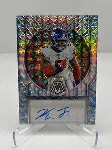 2023 PANINI MOSAICO CALCIO KAYVON THIBODEAUX SCRIPT AUTO N. S4 GIGANTI - Foto 1 di 2