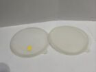 Vtg Tupperware Sheer 6 1/2 "  #227 Lot Of 2 Warped And Stained AS IS Discounted