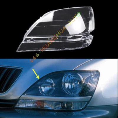 Left Side Headlight Clear Lens Cover Replace + Sealant For Lexus RX300 1999-2003 - Image 1 of 4