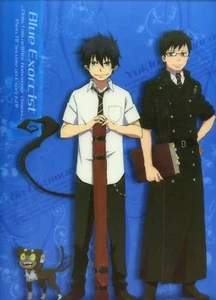 pocket file folder Ao no blue Exorcist anime Okumura Rin Yukio Kuro movic - Picture 1 of 4