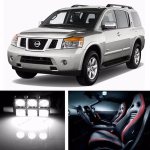 18pcs LED Xenon White Light Interior Package Kit for Nissan Armada 2005-2015 - Picture 1 of 10