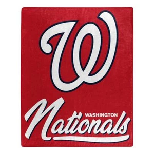 Washington Nationals MLB 50" x 60" Signature Raschel Throw Blanket - W6095075378 - Picture 1 of 1